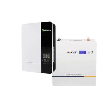 5KVA / 5000W MPPT GROWATT Hybrid Inverter Combo + 5.43kWh SVOLT Lithiu
